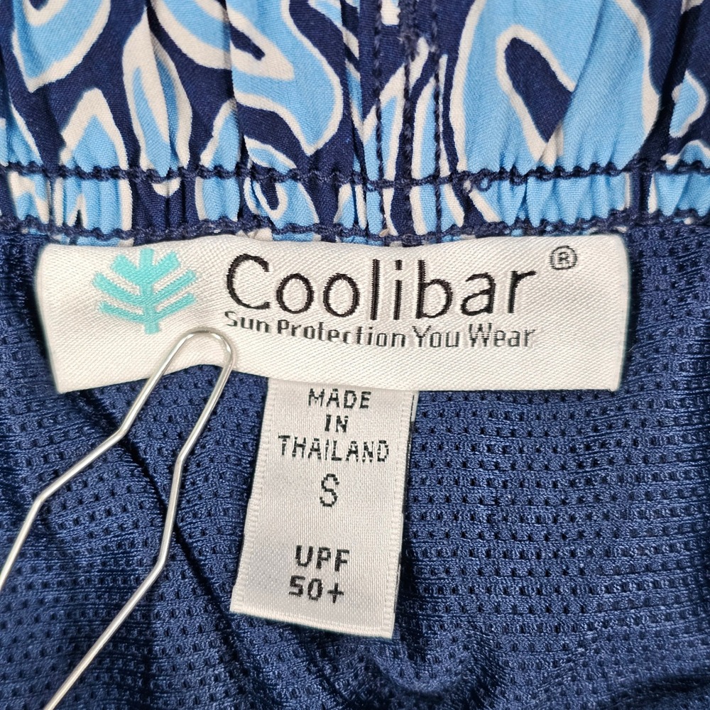 Coolibar Swim Trunks Mens S Blue Floral Paisley UPF 50+ Sun Protection Shorts - Picture 4 of 12